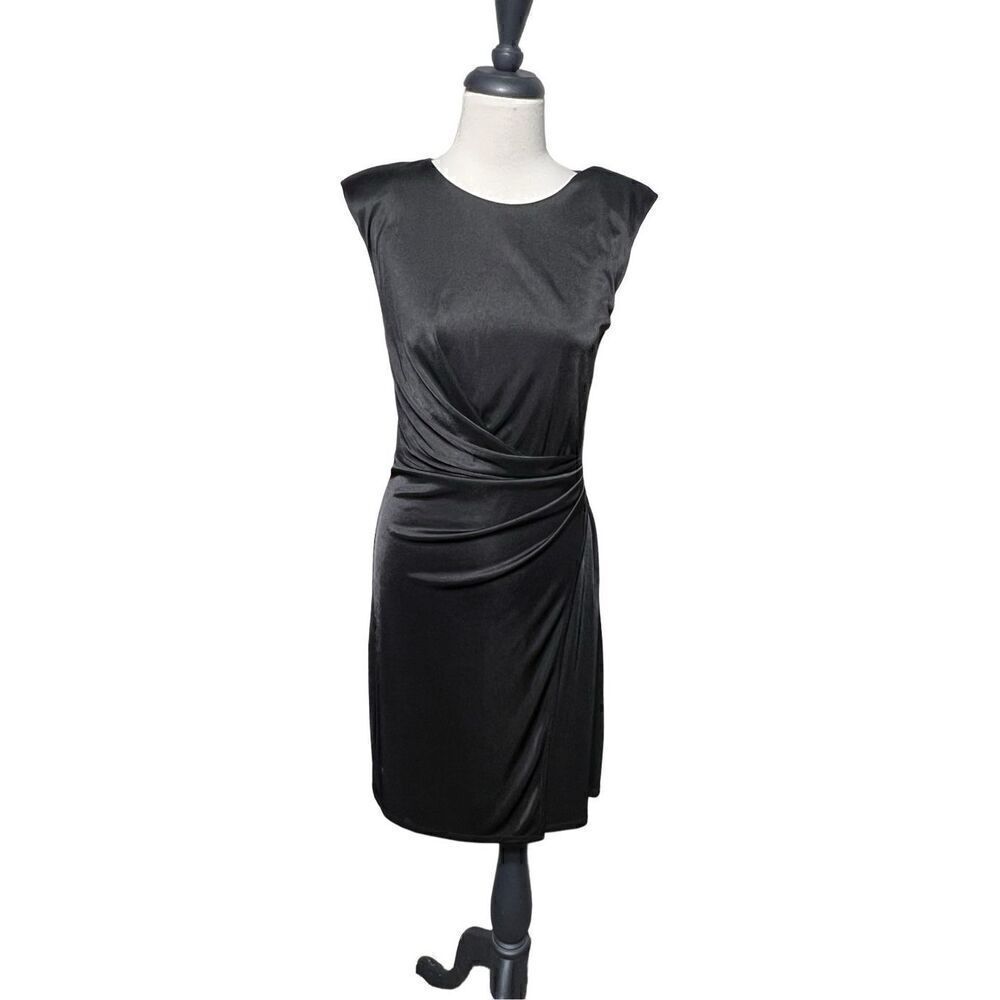 Express NWT Sleeveless Silky Sheath Dress Little Black Dress Size Small